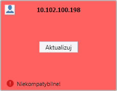 Niekompatybilne połączenie